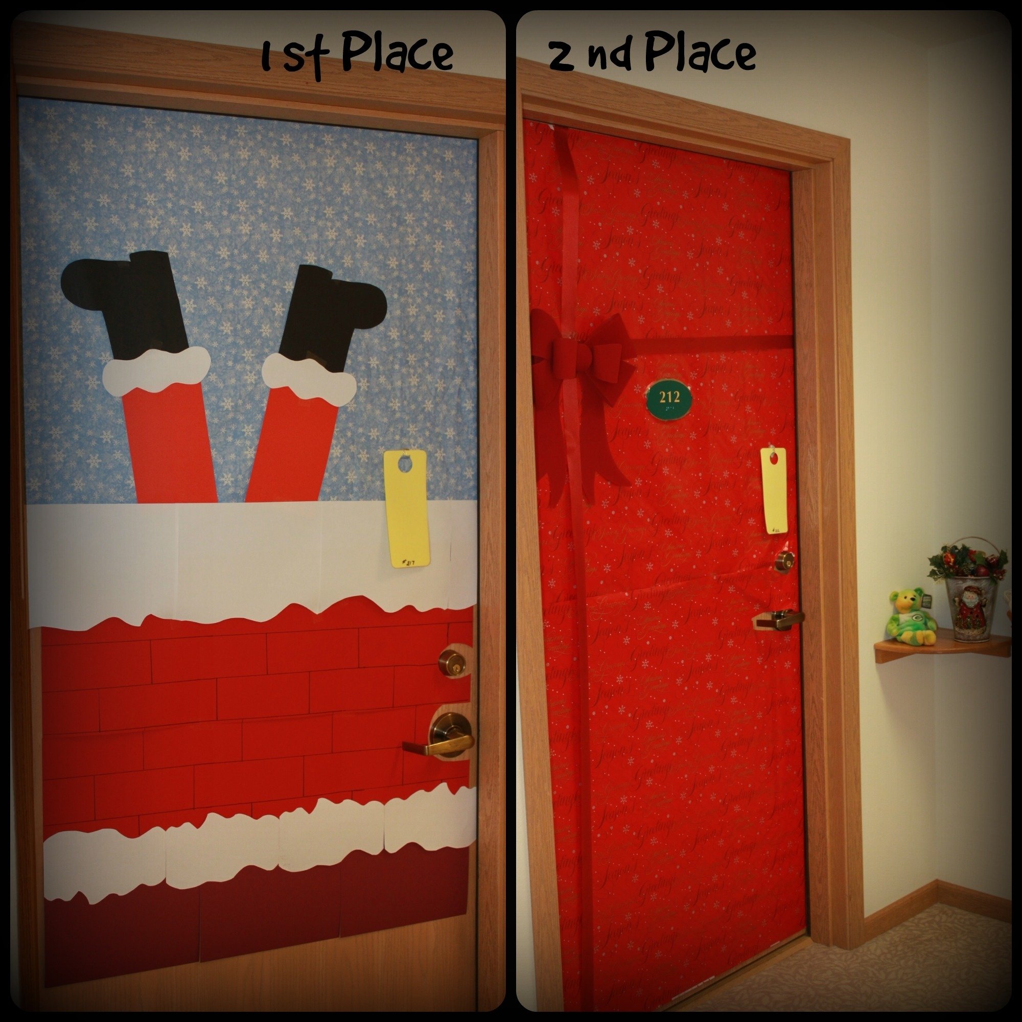 Christmas Door Decorations Diy 2023 Best Latest Incredible | Christmas ...