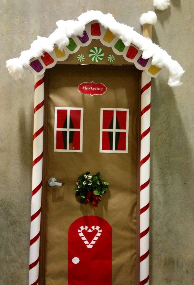 10 Stylish Office Door Decorating Ideas For Christmas christmas office door decorations 11 christmas office door 2022