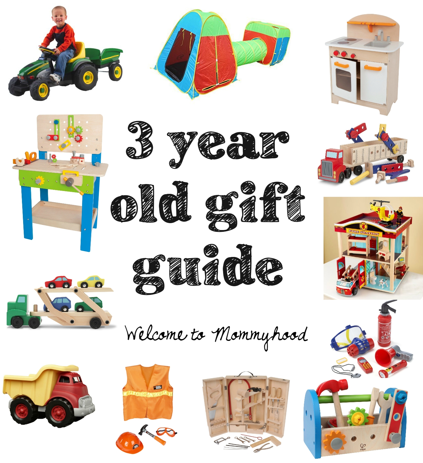 cool gifts for three year olds