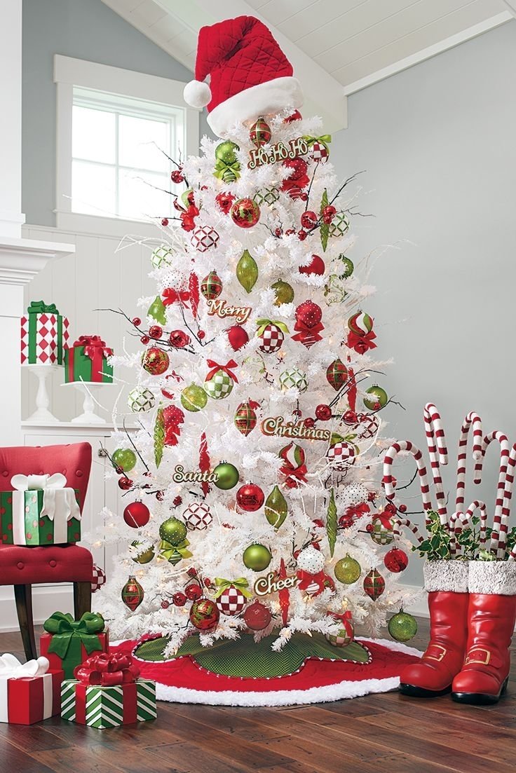 10 Attractive White Christmas Tree Decorating Ideas colorful christmas tree decorating ideas colorful christmas tree 2024