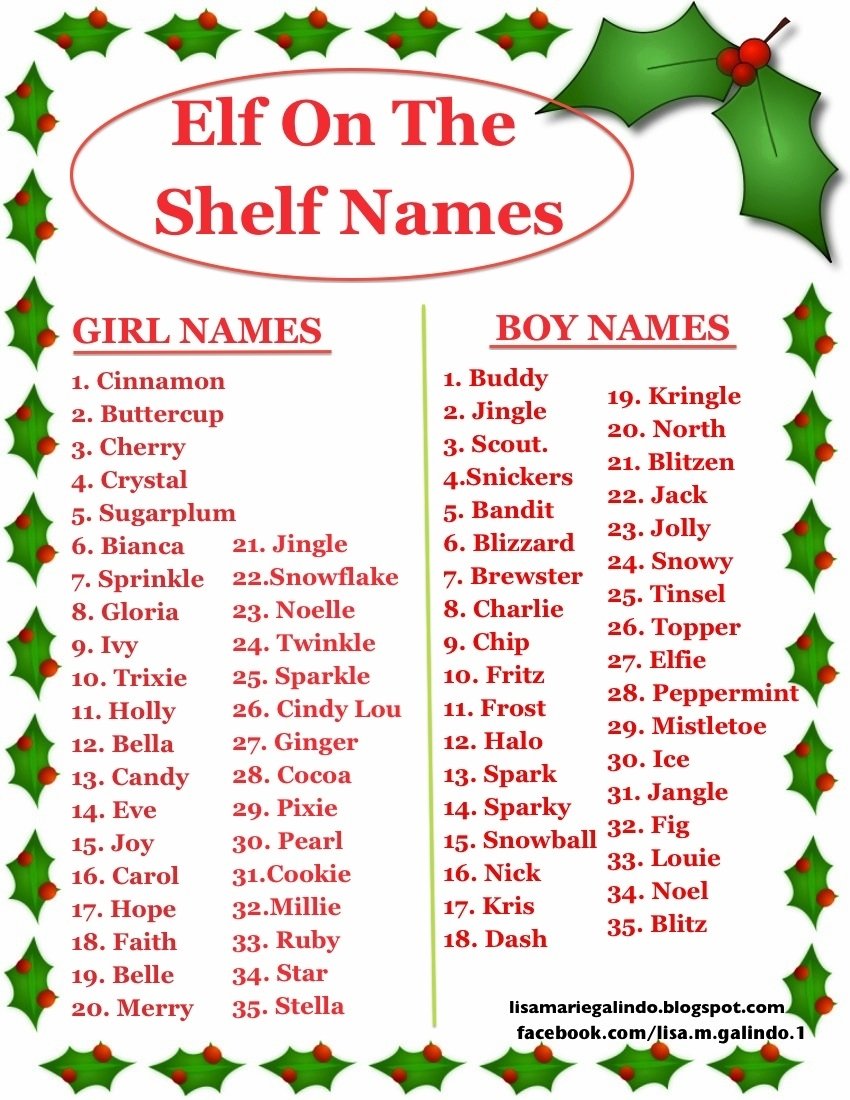 10 Elegant Elf On The Shelf Names Ideas cool elf on a shelf names 77 about remodel home decor inspirations 1 2023
