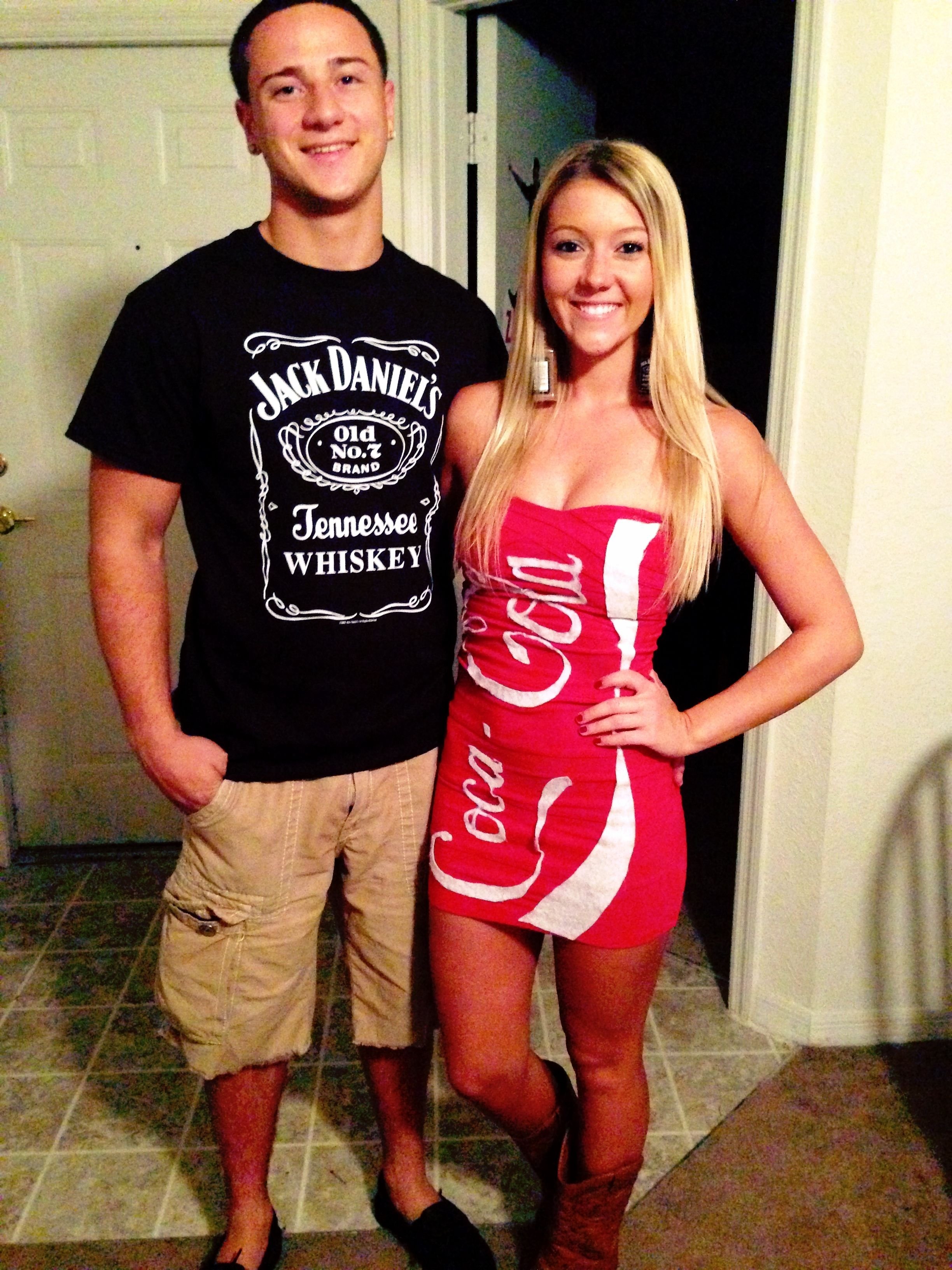 10 Most Recommended Girl Couple Halloween Costume Ideas couple halloween costume jack coke crafty shit pinterest 2022