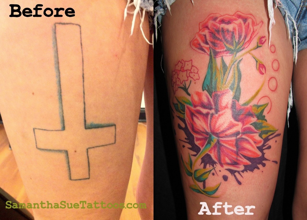 10 Fabulous Cross Tattoo Cover Up Ideas cover up tattoos tattoo ideas 11 2022