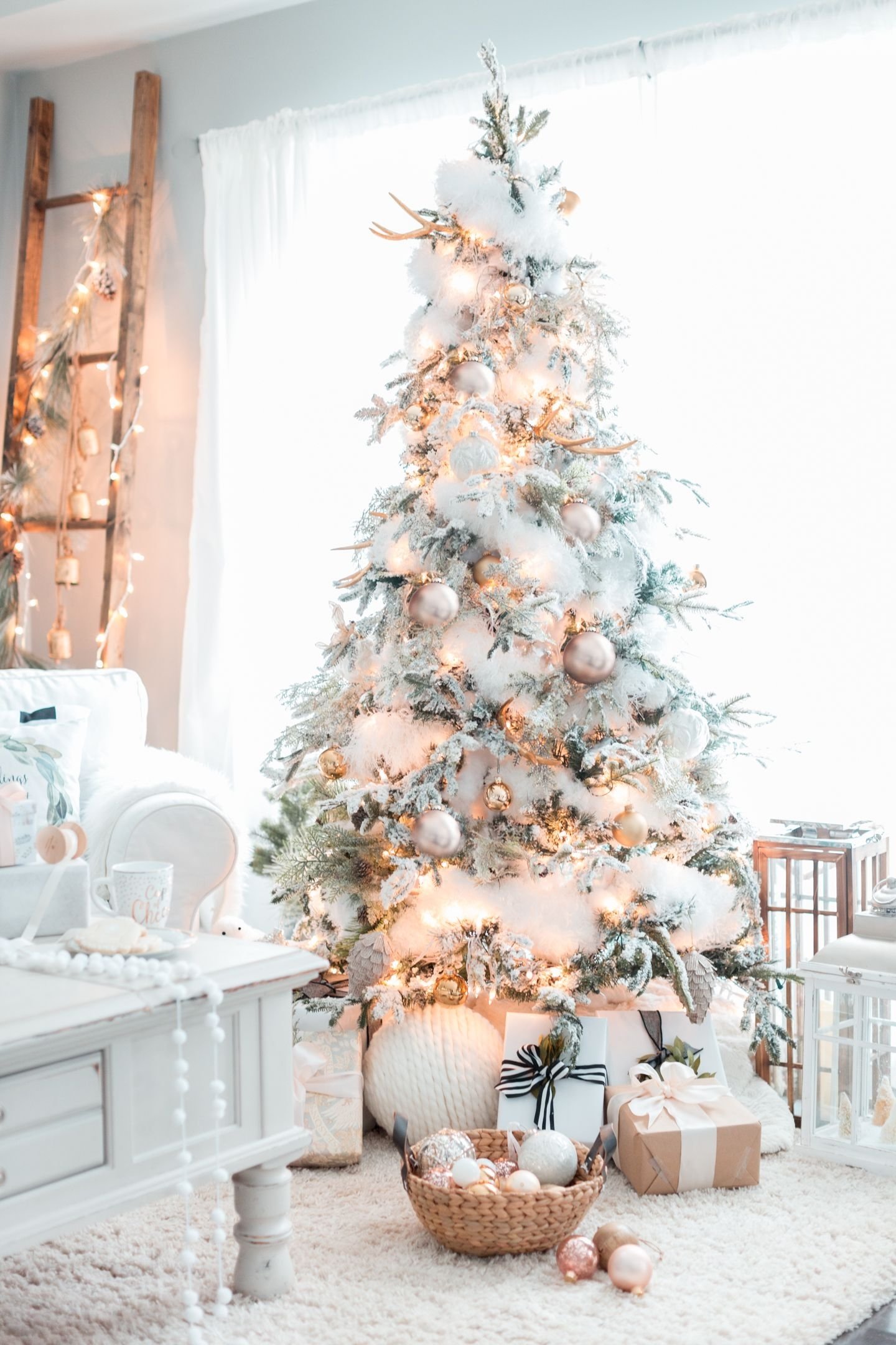 10 Attractive White Christmas Tree Decorating Ideas craftberry bush christmas home tour part 2 http www 2022