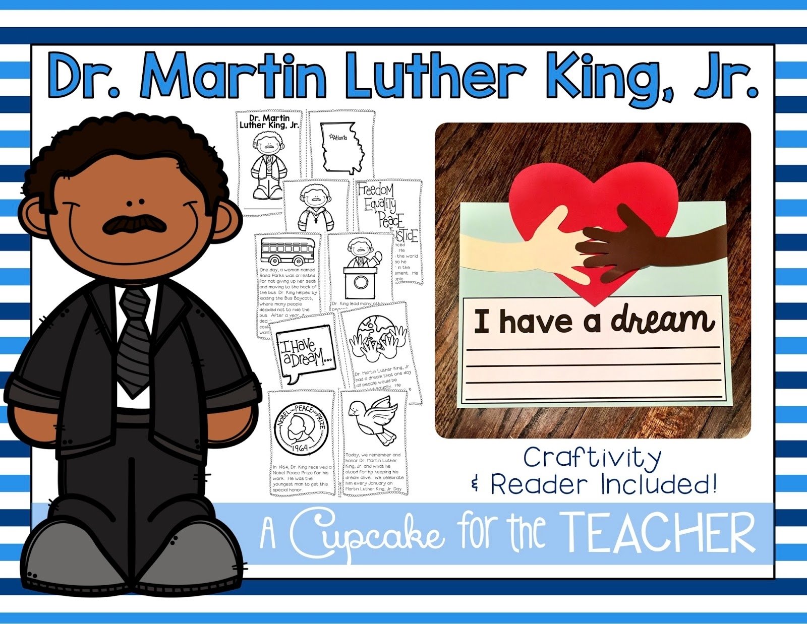 10 Perfect Martin Luther King Jr Project Ideas crafts ideas for mlk day a cupcake for the teacher 2024