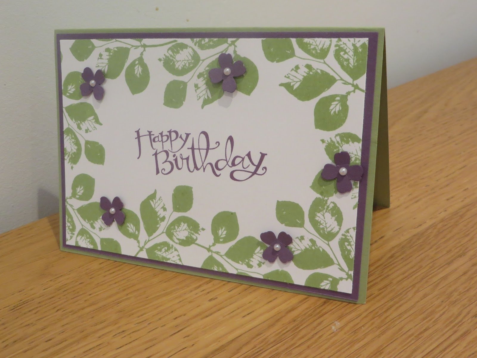 10 Trendy Stampin Up Birthday Card Ideas craftycarolinecreates leafy kinda eclectic birthday card idea 2022