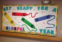 crayon bulletin board for back to school! | bulletin boards