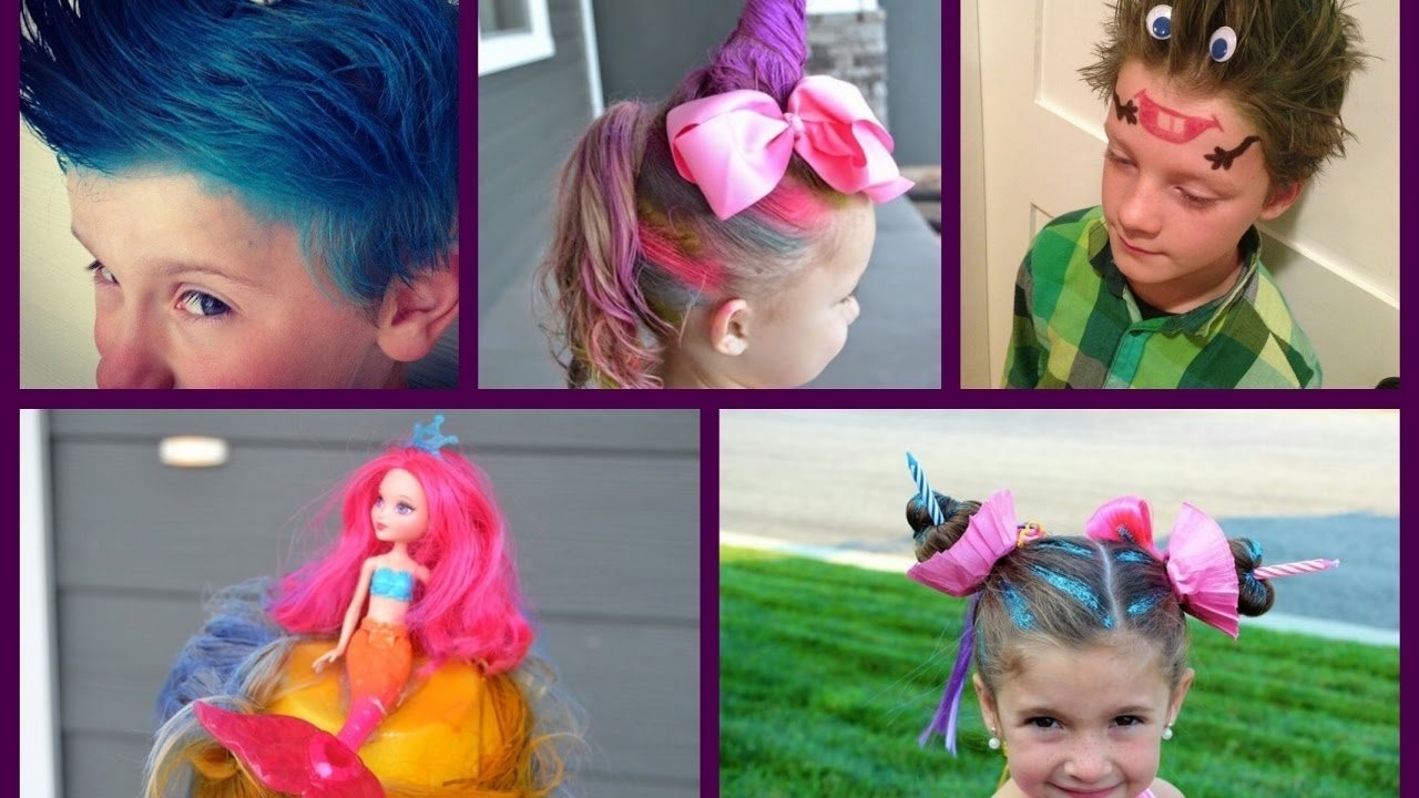 10 Fantastic Crazy Hair Ideas For Girls crazy hair day at school 30 best ideas for crazy hair day for 4 2022