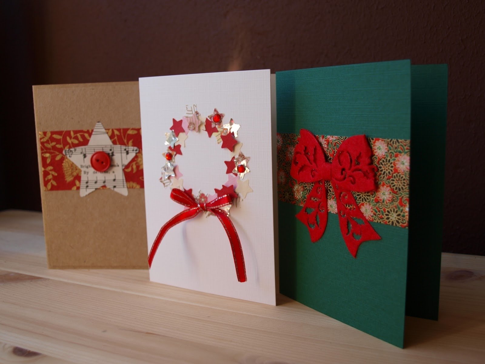 10 Pretty Ideas For Homemade Christmas Cards 2024