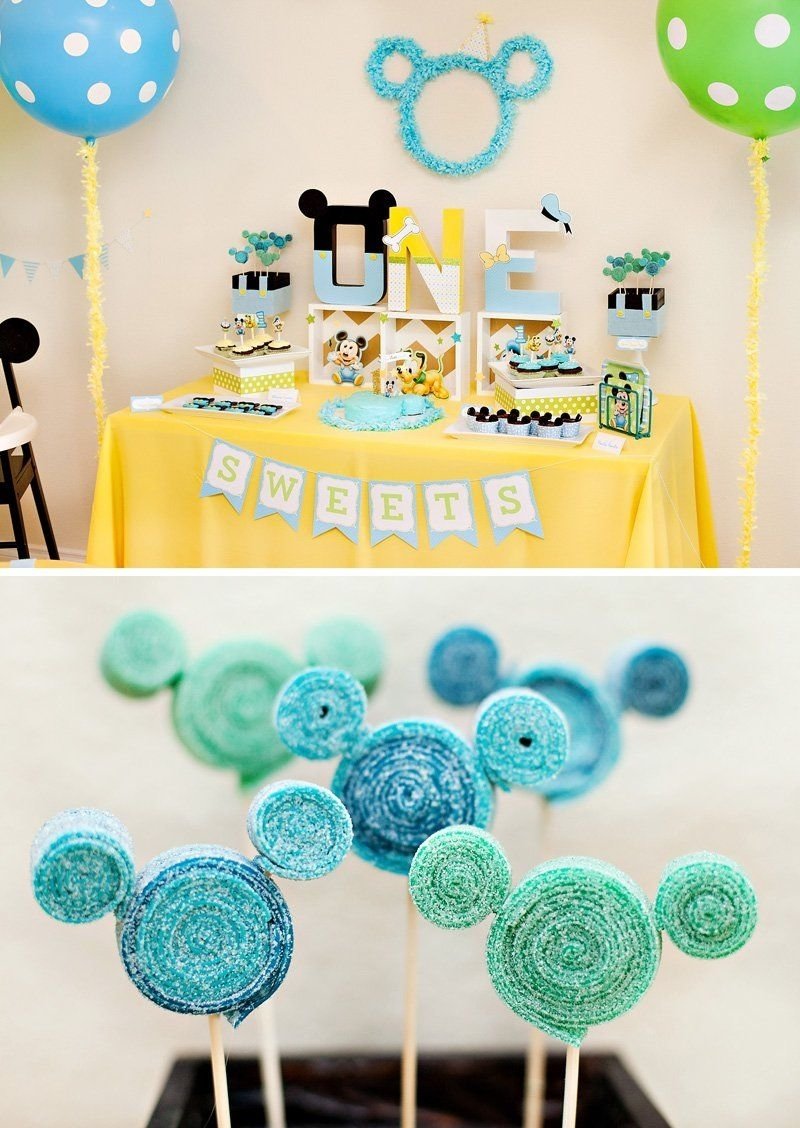 10 Stylish Mickey Mouse 1st Birthday Party Ideas