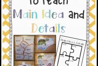 crystal's classroom: using a puzzle to teach main idea and details
