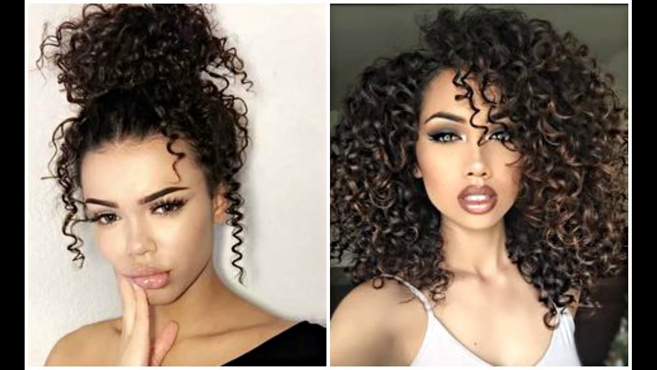 10 Pretty Hairstyle Ideas For Curly Hair curly hairstyle ideas youtube 2022