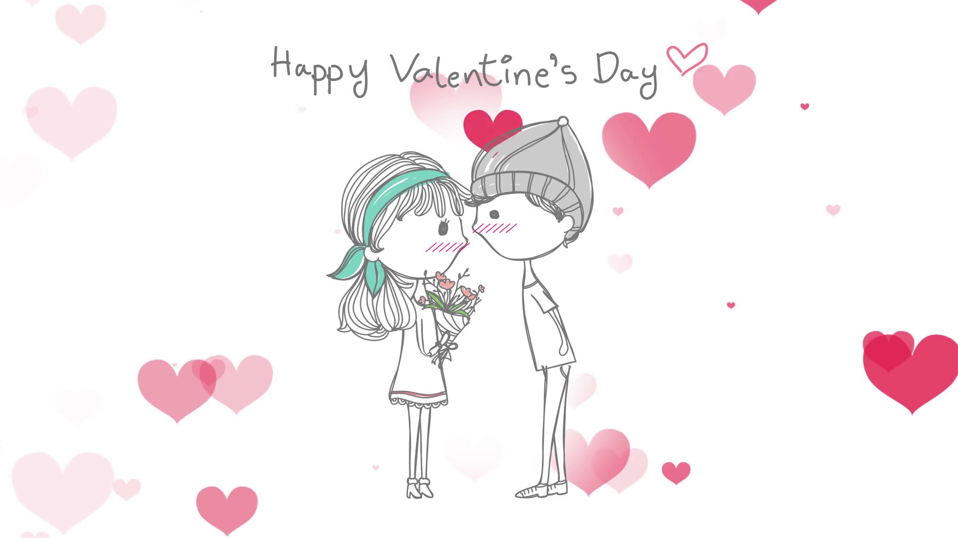 10 Wonderful Valentines Day Ideas For Teenage Couples cute animation cartoon lover couple with boy and girl in stylish 2022