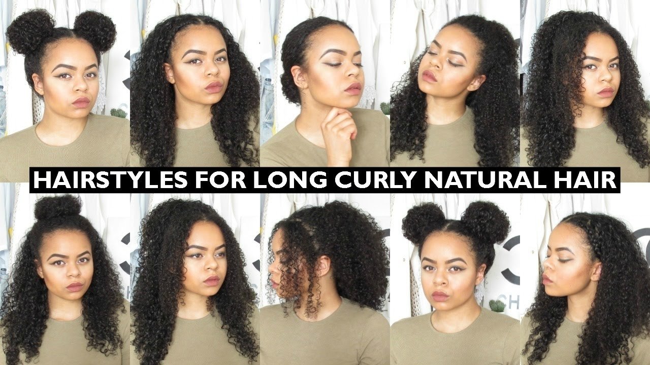 10 Pretty Hairstyle Ideas For Curly Hair cute hairstyles for longy hair creative hairstyle ideas easy long 2022