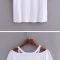 cutout loose-fit white t-shirt with &lt;3 from jdzigner www.jdzigner