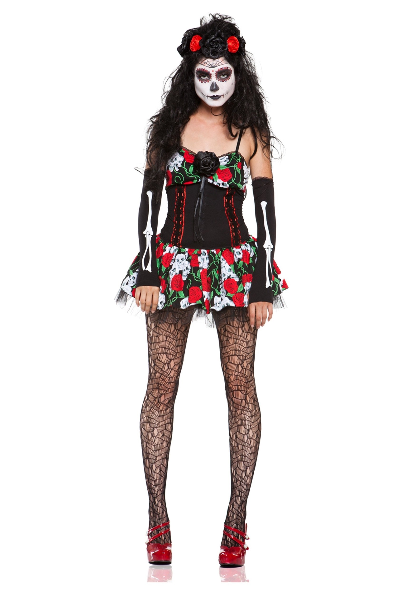 10 Pretty Day Of The Dead Outfit Ideas dahlia of the dead costume halloween costume ideas 2016 2 2022