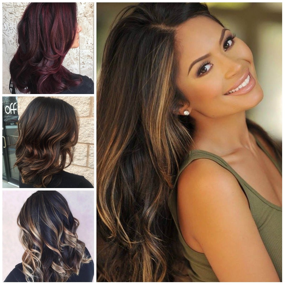 10 Lovely Color Ideas For Dark Hair dark brown hair color with highlights for 2017 best hair color 5 2022