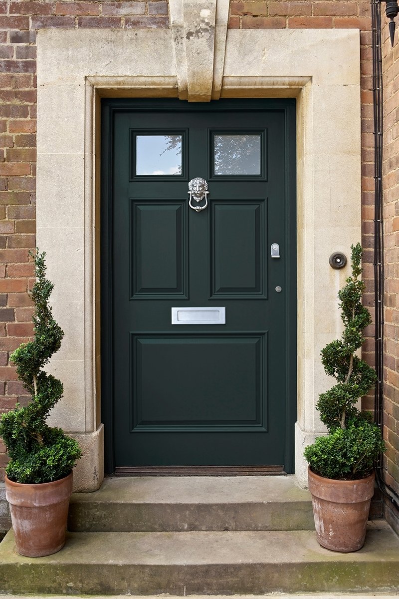 10 Best Front Door Paint Color Ideas dark green front door pilotprojectorg green front door in home ideas 2024
