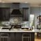 dark kitchen cabinets as a legend kitchen design - http://www
