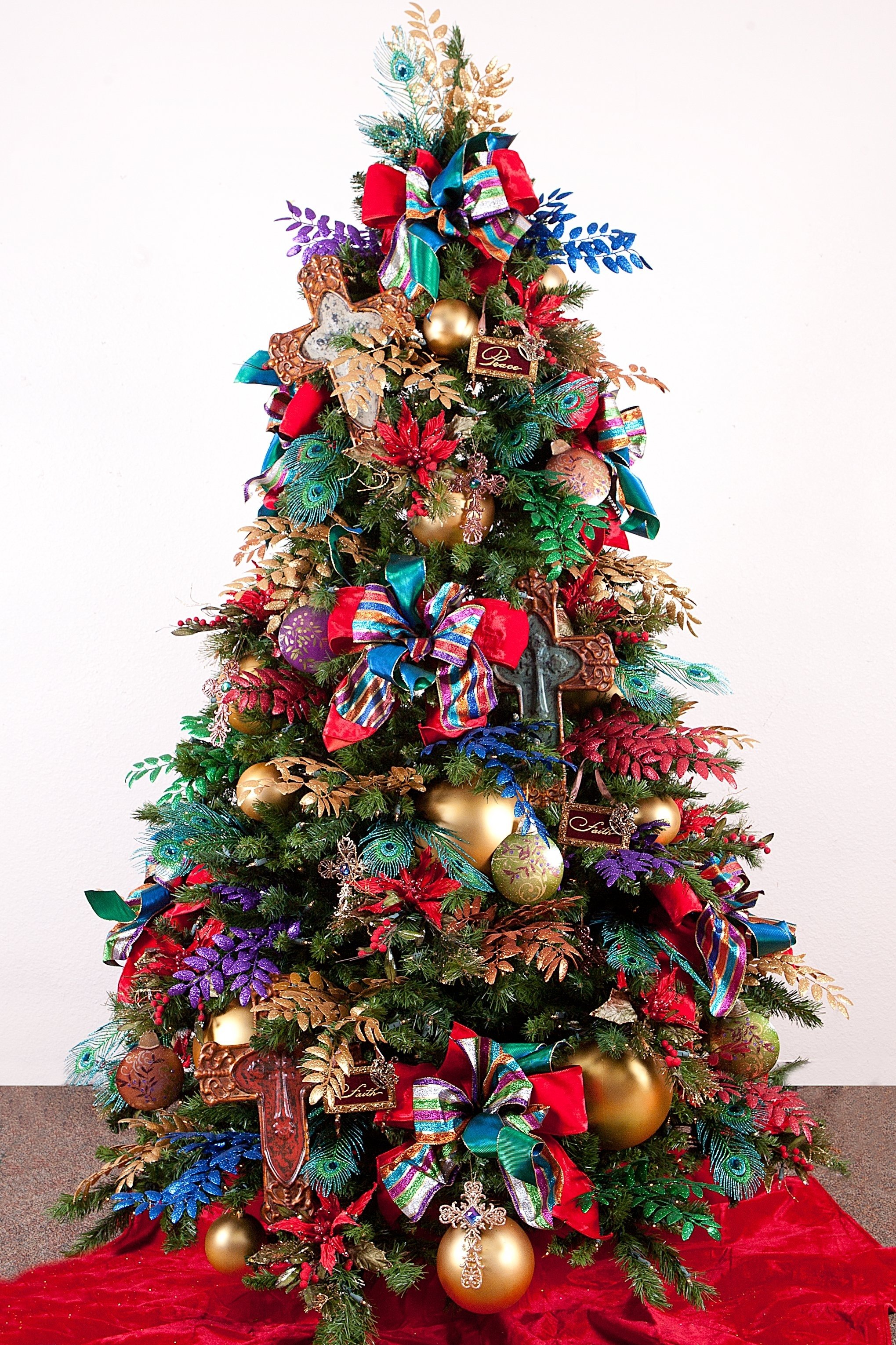 10 Spectacular Christmas Tree Decorating Ideas With Ribbon 2024