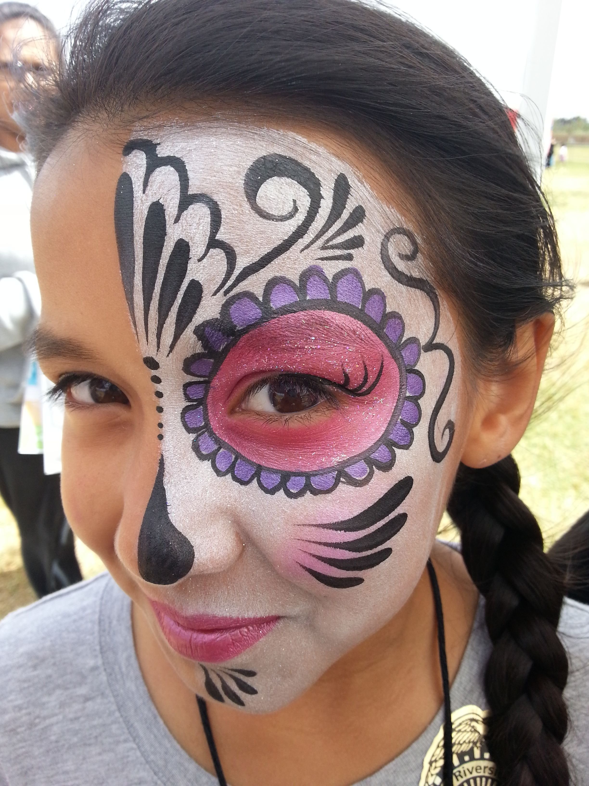 10 Most Recommended Day Of Dead Face Painting Ideas dia de los muertos articles for kids facepainting orange 2024