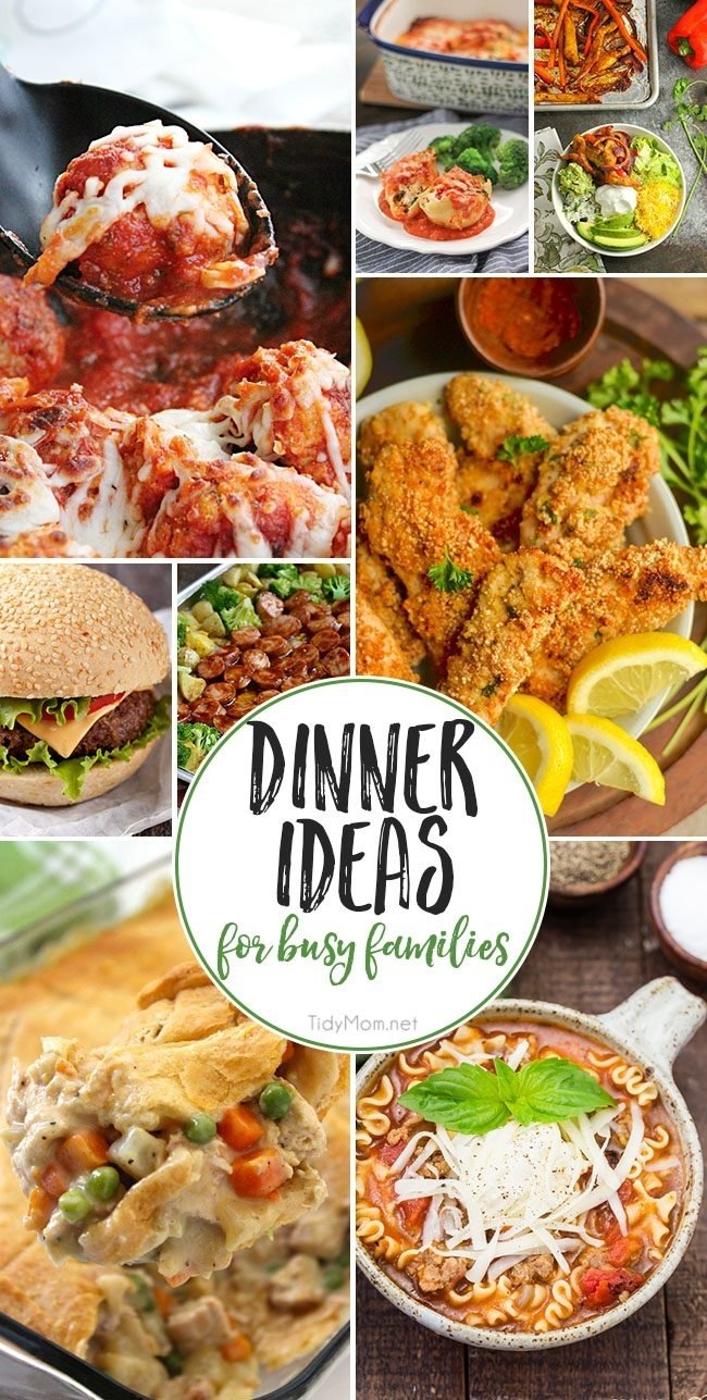 10 Best Dinner Ideas For The Family dinner ideas for busy families that they will love tidymom 1 2022