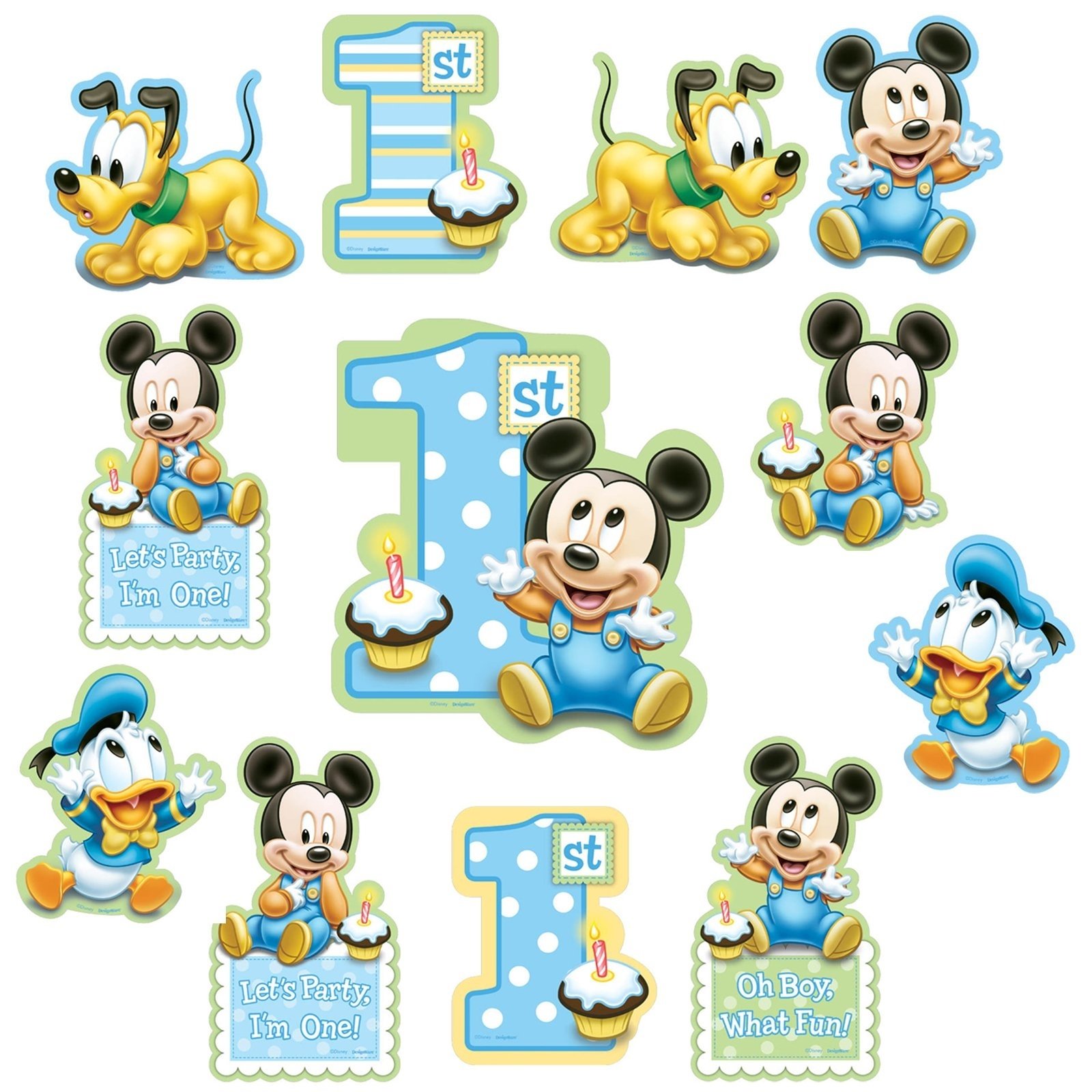 10 Ideal Baby Mickey Mouse 1St Birthday Party Ideas disney mickey 1st birthday cutouts disney mickey mickey mouse 2022