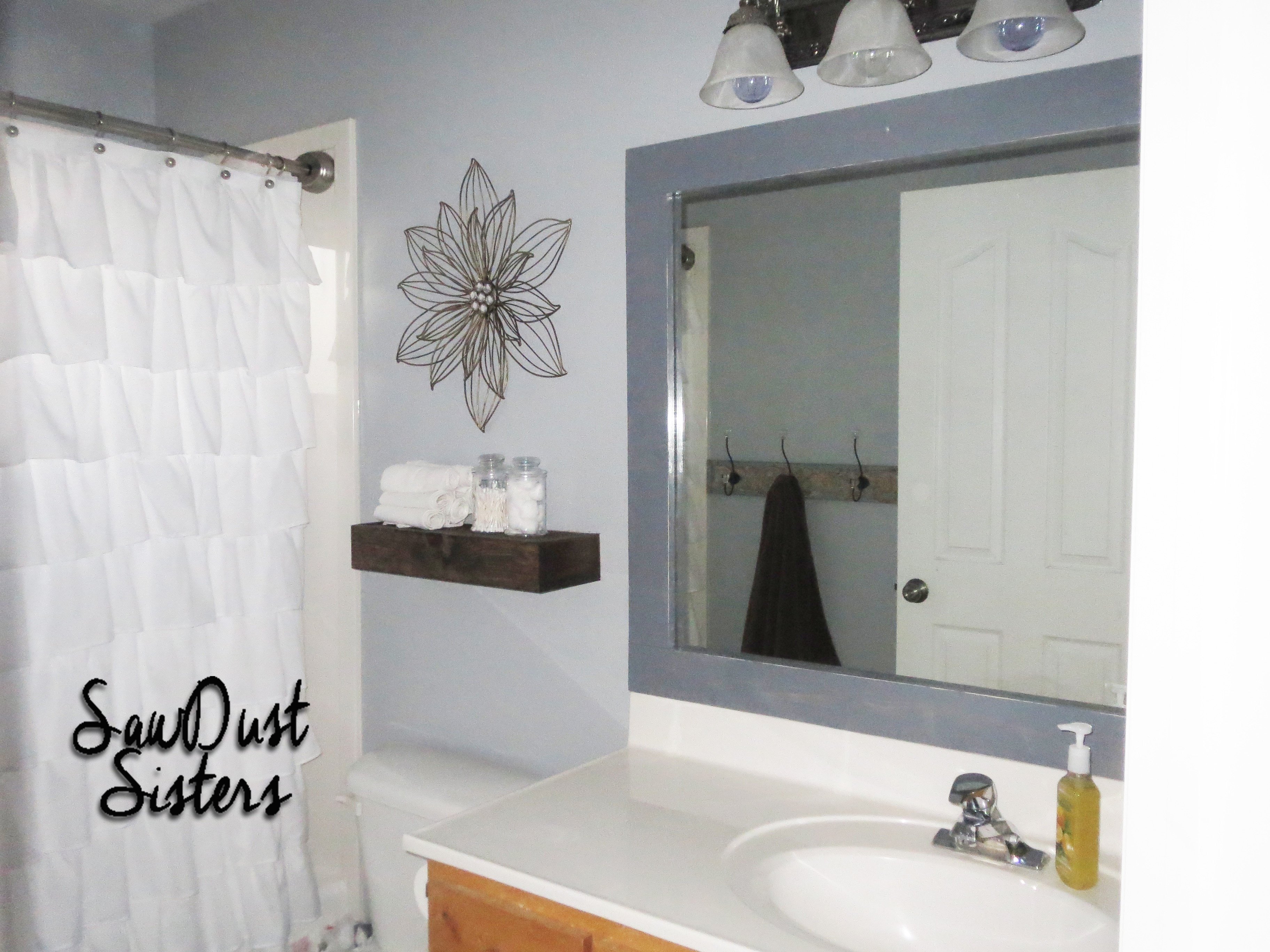 10 Lovable Diy Bathroom Mirror Frame Ideas diy bathroom mirror frame sawdust sisters 2022