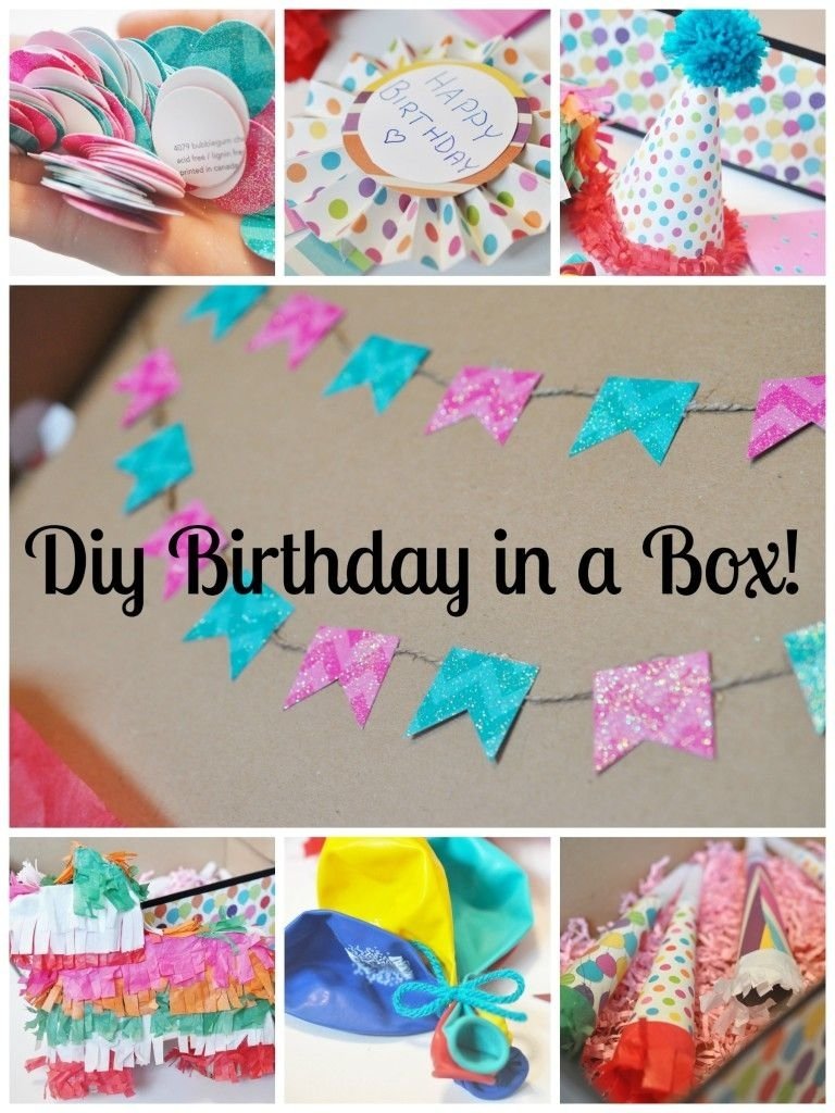 10 Amazing Birthday In A Box Ideas diy birthday in a box gifts for the hard to buy for pinterest 2022