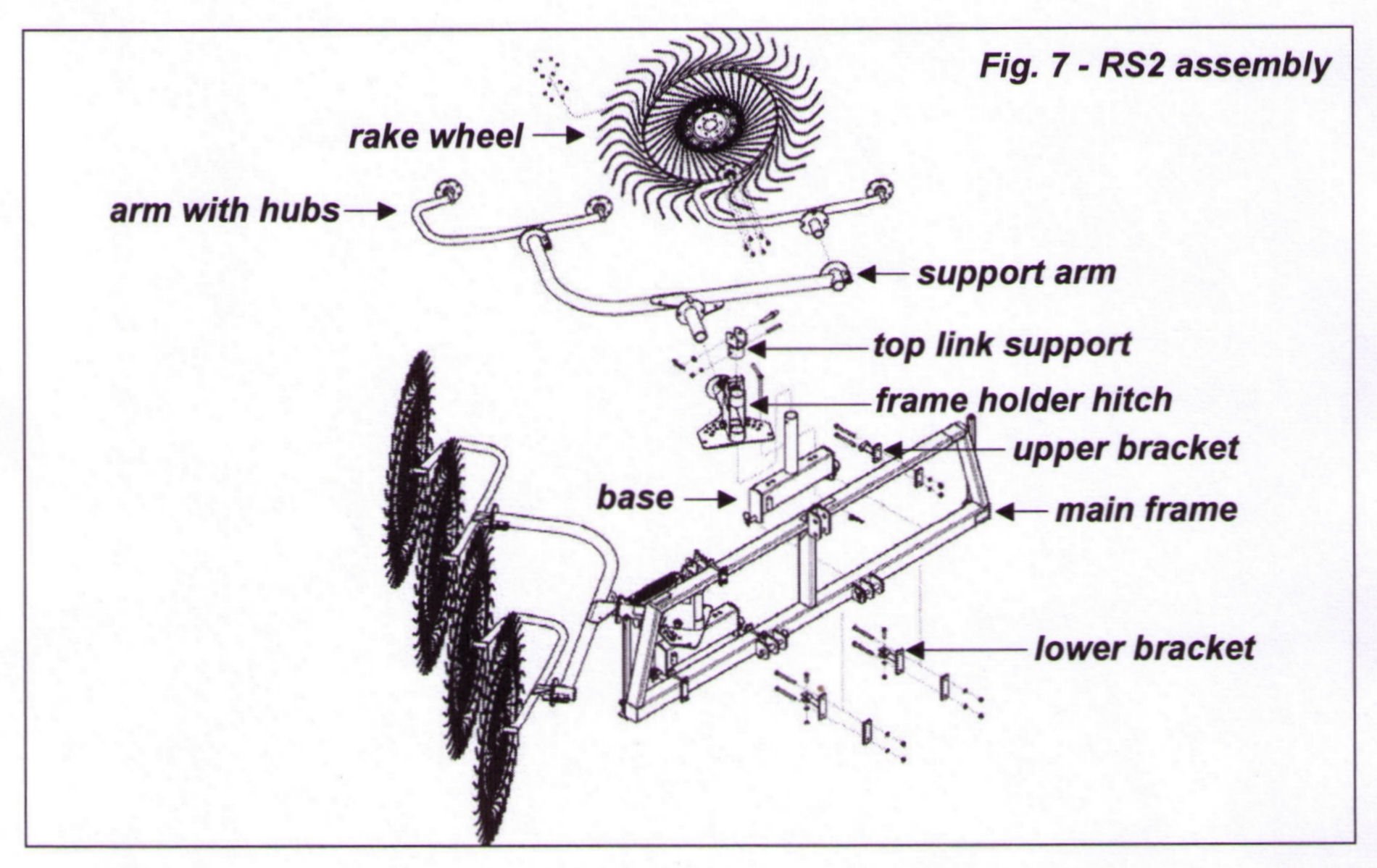 Kuhn 440t Tedder Parts Diagram