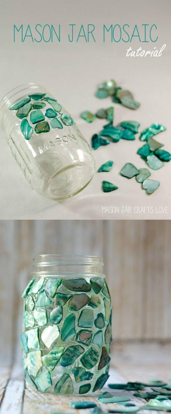10 Pretty Craft Ideas With Mason Jars diy crafts mason jar craft ideas mason jar mosaic mosaic craft 2022