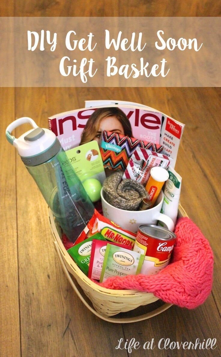 10 Wonderful Get Well Soon Gift Basket Ideas diy get well soon gift basket for friends and family who are sick 2022