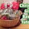 diy gift basket tutorial - christmas gift basket - giftbasketappeal