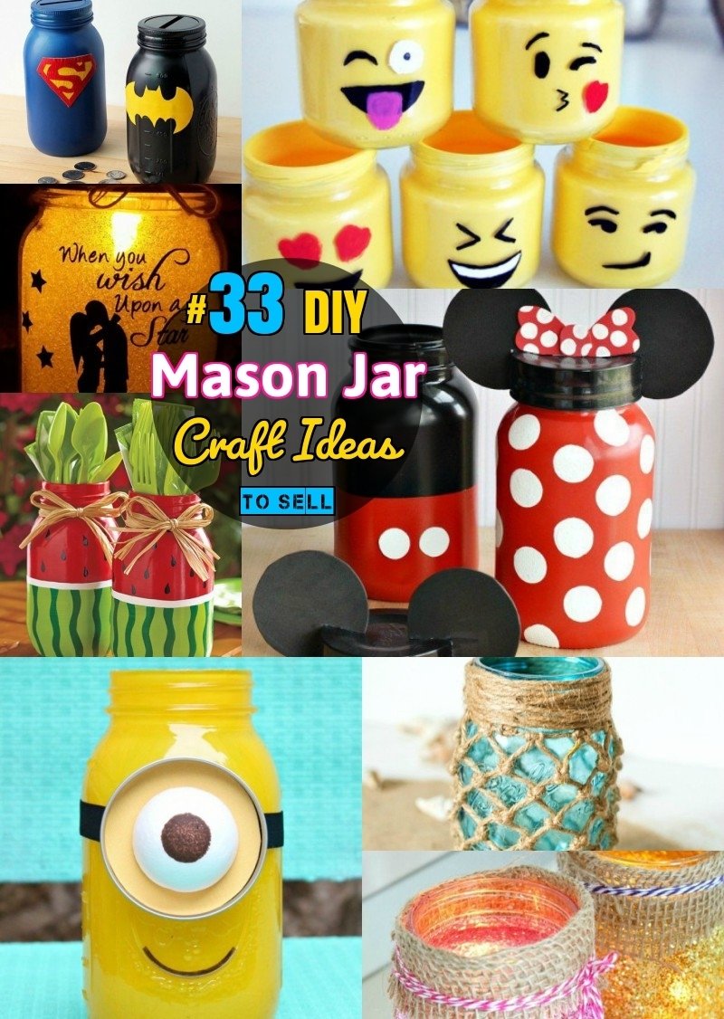 10 Pretty Craft Ideas With Mason Jars diy mason jar crafts 33 mason jar craft ideas even you can sell 1 2022