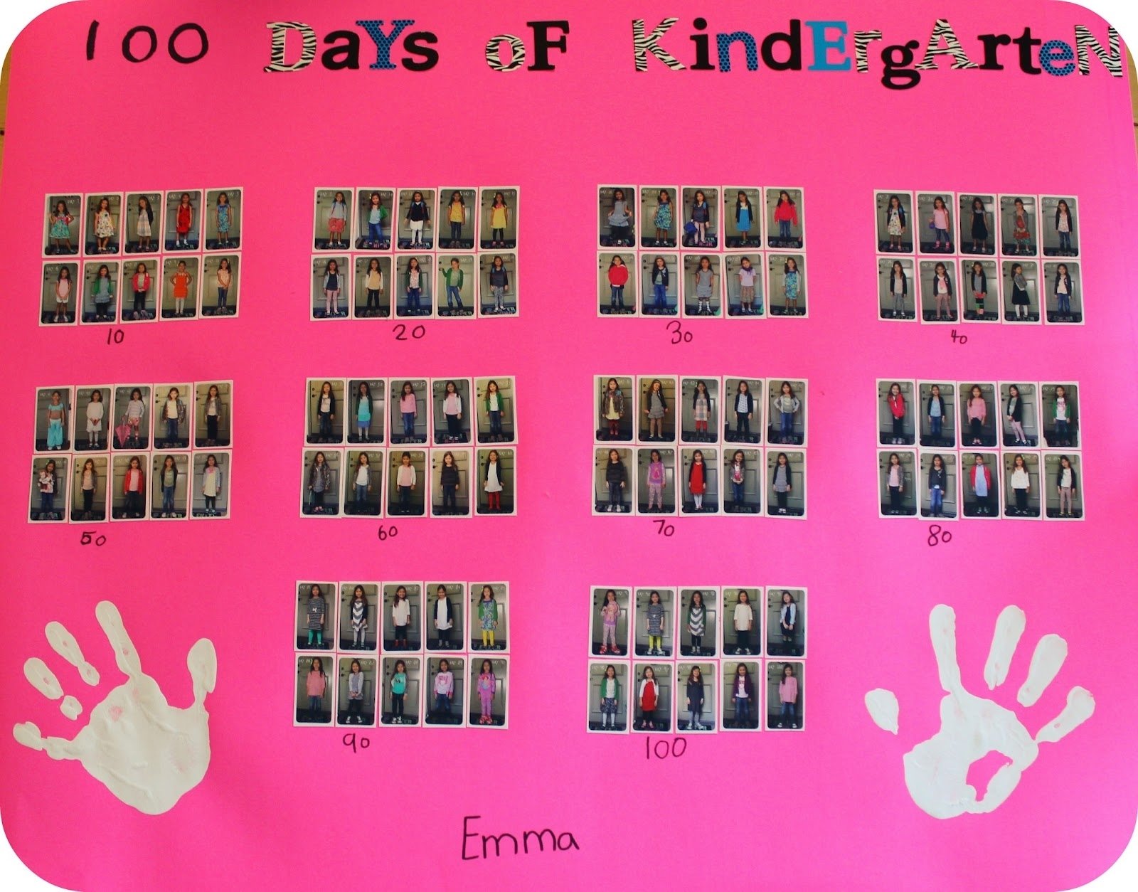 10 Perfect 100 Day Of School Poster Ideas diy school project 100 days of kindergarten poster kindergarten 3 2022