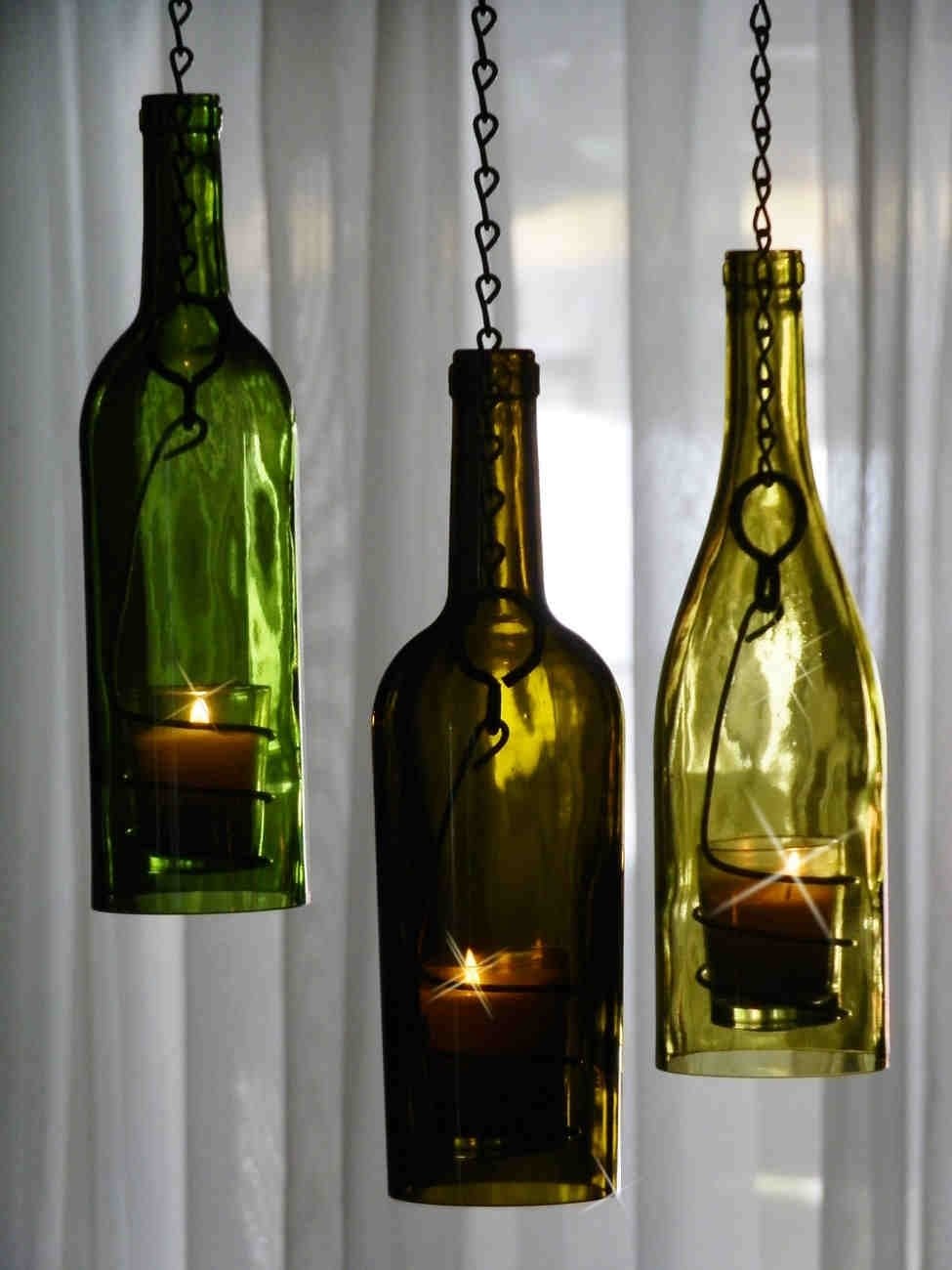 10 Stylish Ideas For Old Wine Bottles diy wine bottle candle holders pretty cool diy light 2022