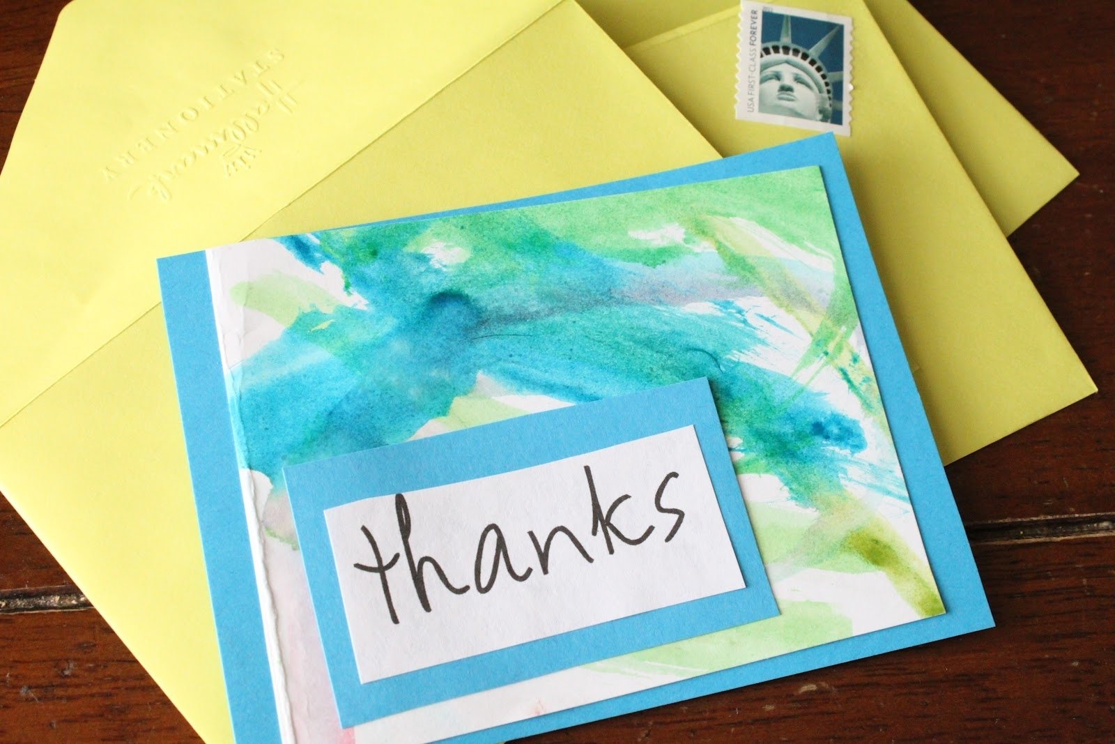 10 Nice Creative Thank You Card Ideas do it yourself divas diy making a thank you card out of kid art 2022