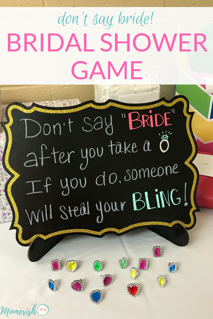 10 Stylish Ideas For Bridal Shower Games dont say bride bridal shower game fun bridal shower games 1 2022