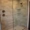 doorless walk in shower designs. shower handle on separate wall