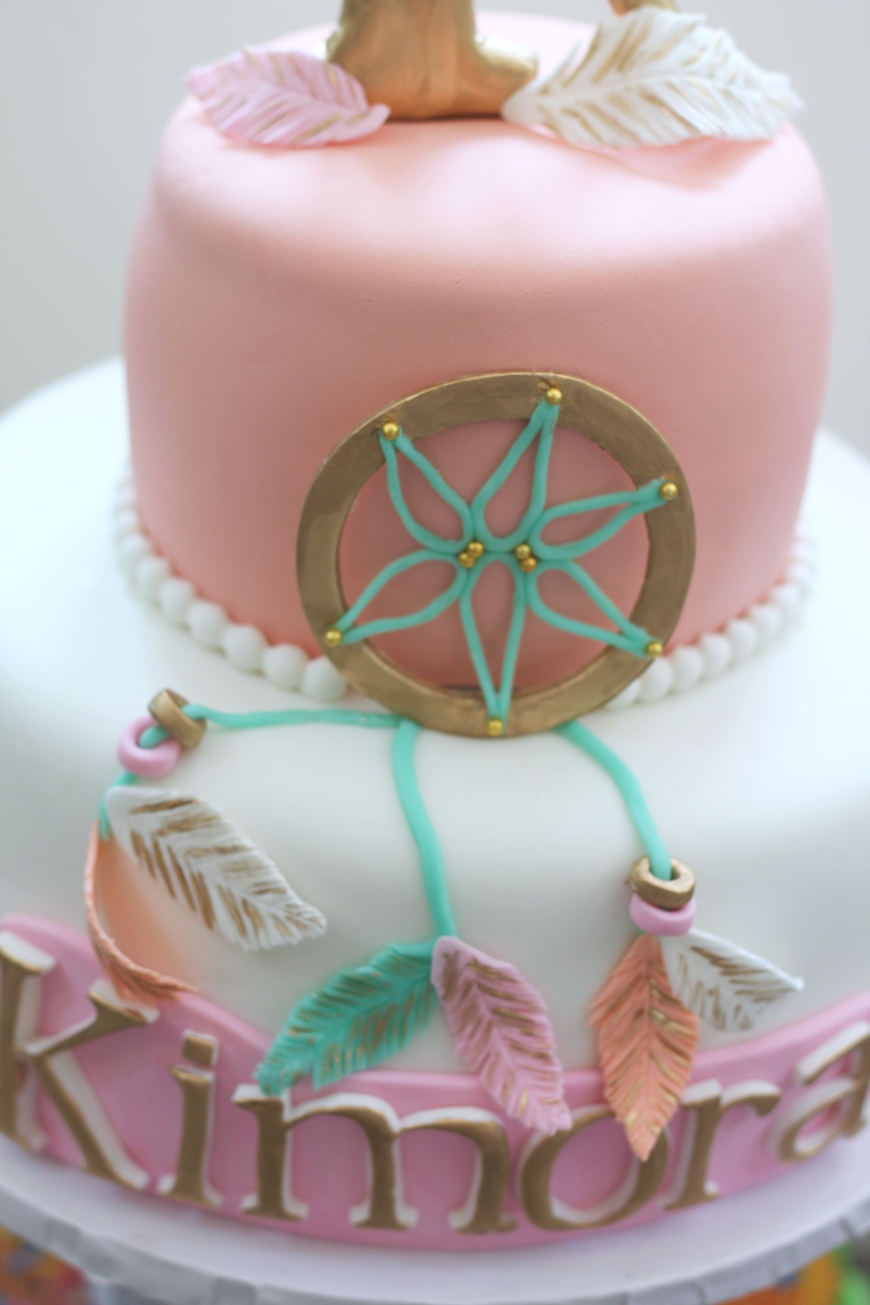 10 Great Cake Ideas For Teenage Girls dream catcher cake girl parties pinterest dream catchers 2022