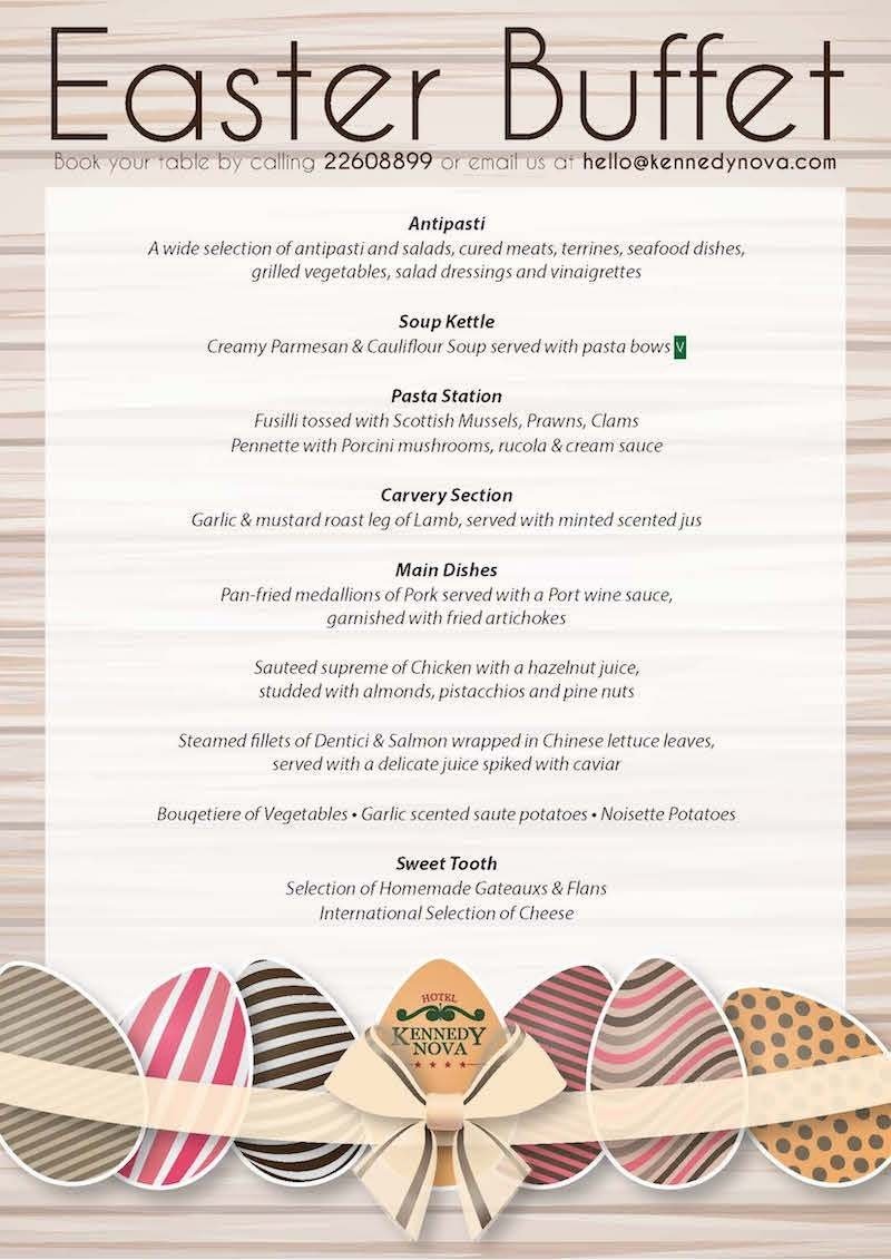 10 Fashionable Easter Sunday Dinner Menu Ideas easter lunch menu download hotel kennedy nova 2022