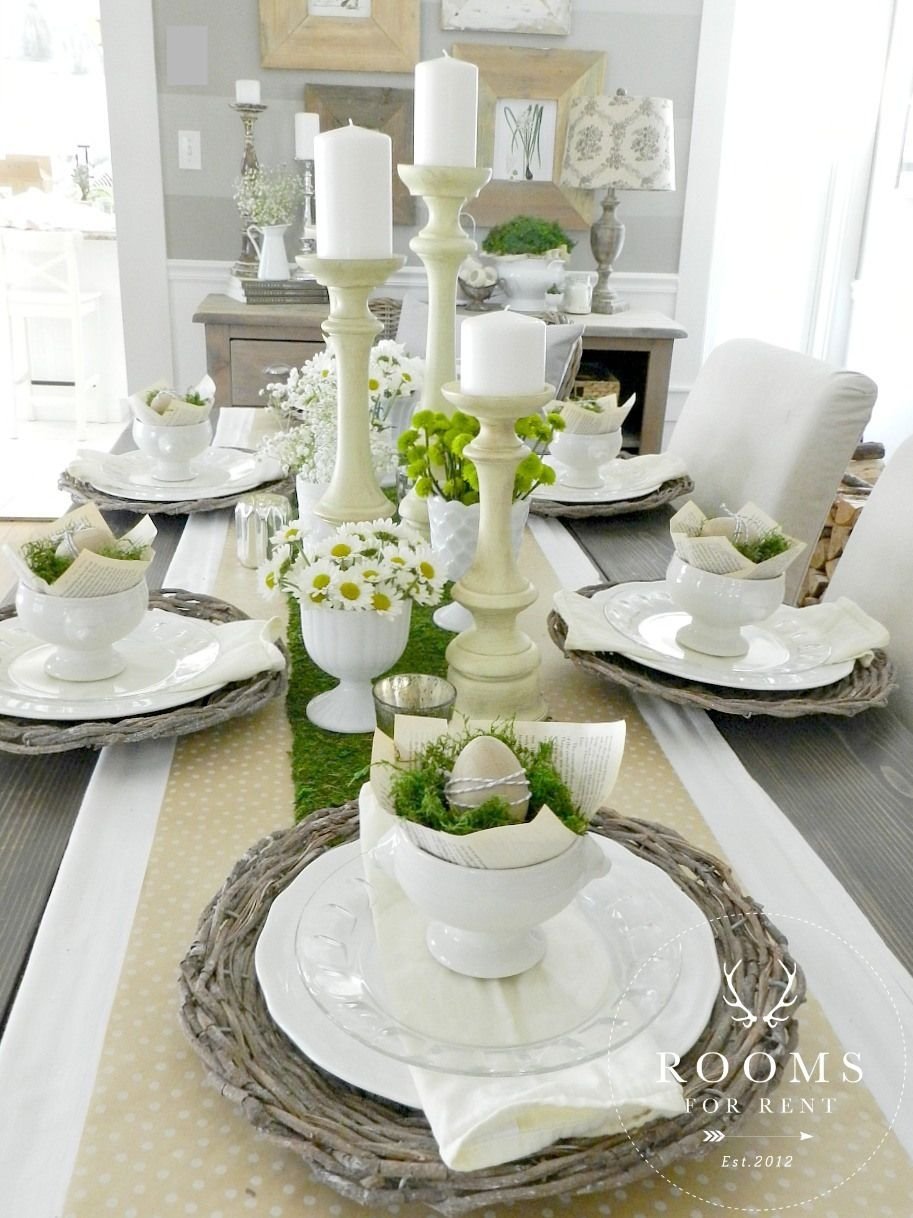 10 Best Easter Decorating Ideas Table Setting easter table centerpiece ideas diy home decor pinterest easter 2022