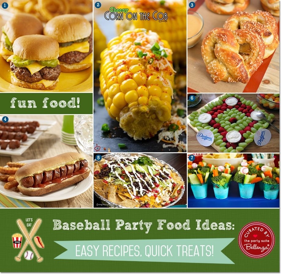 10 Stunning Easy Food Ideas For Parties easy baseball party food ideas quick recipes treats 1 2023