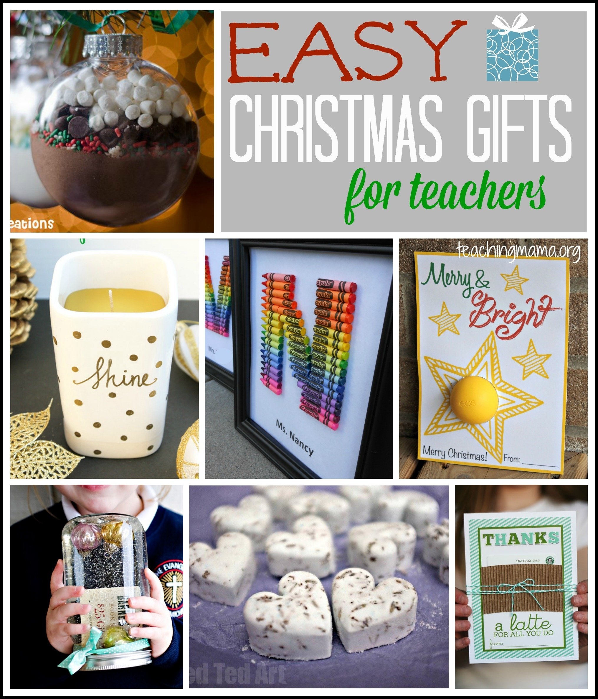 10 Gorgeous Ideas For Teacher Christmas Gifts easy christmas gifts for teachers 2022