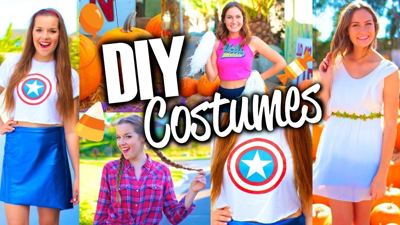 10 Stylish Diy Teenage Halloween Costume Ideas easy cute diy halloween costumes for teens youtube 2022
