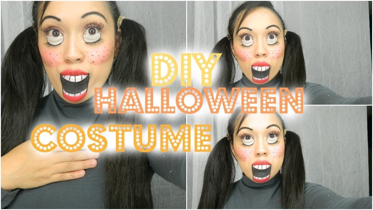 10 Unique Homemade Scary Halloween Costume Ideas easy diy halloween costumes creepy doll makeup tutorial youtube 2022