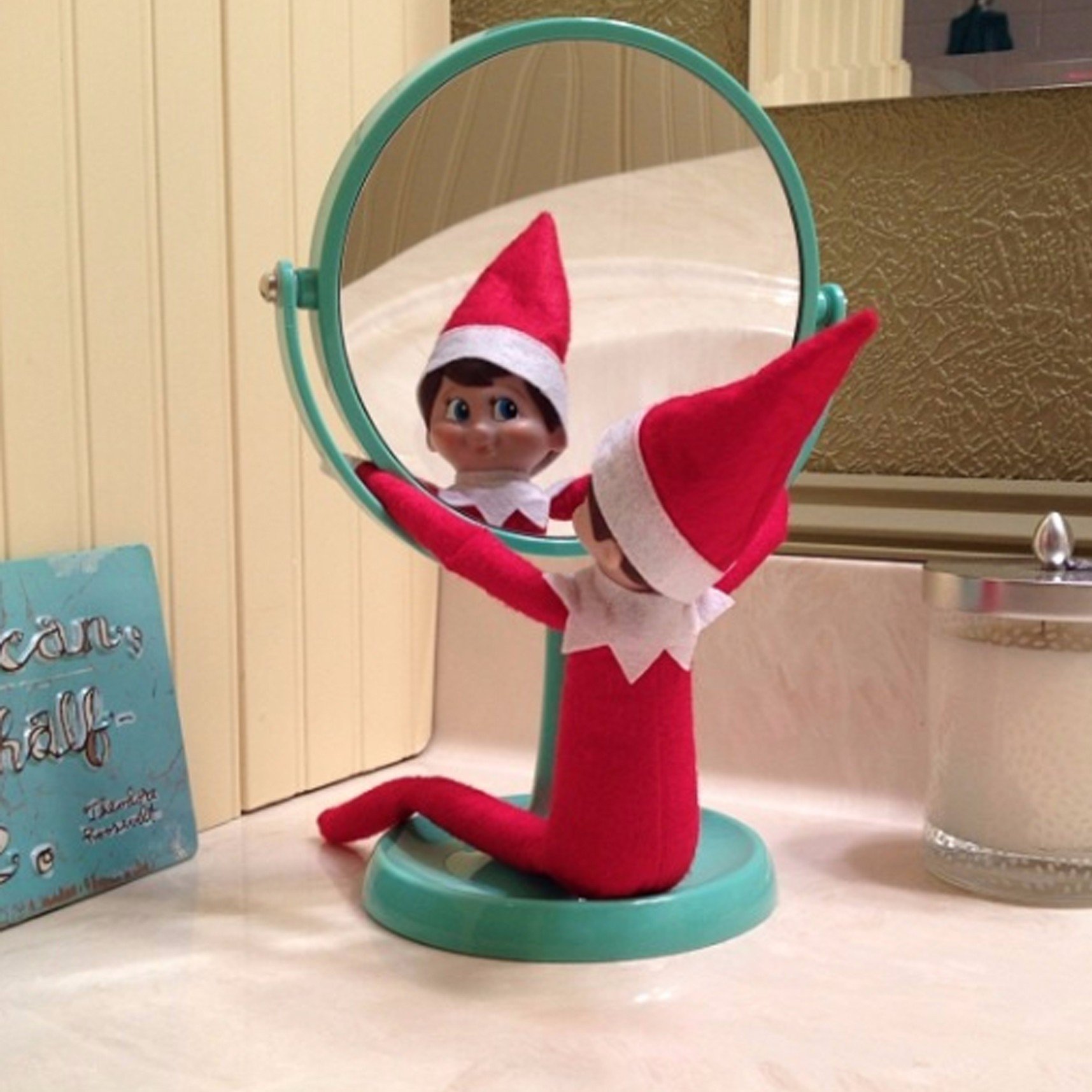10 Stylish Elf On A Shelf Idea easy elf on the shelf ideas popsugar moms 2022