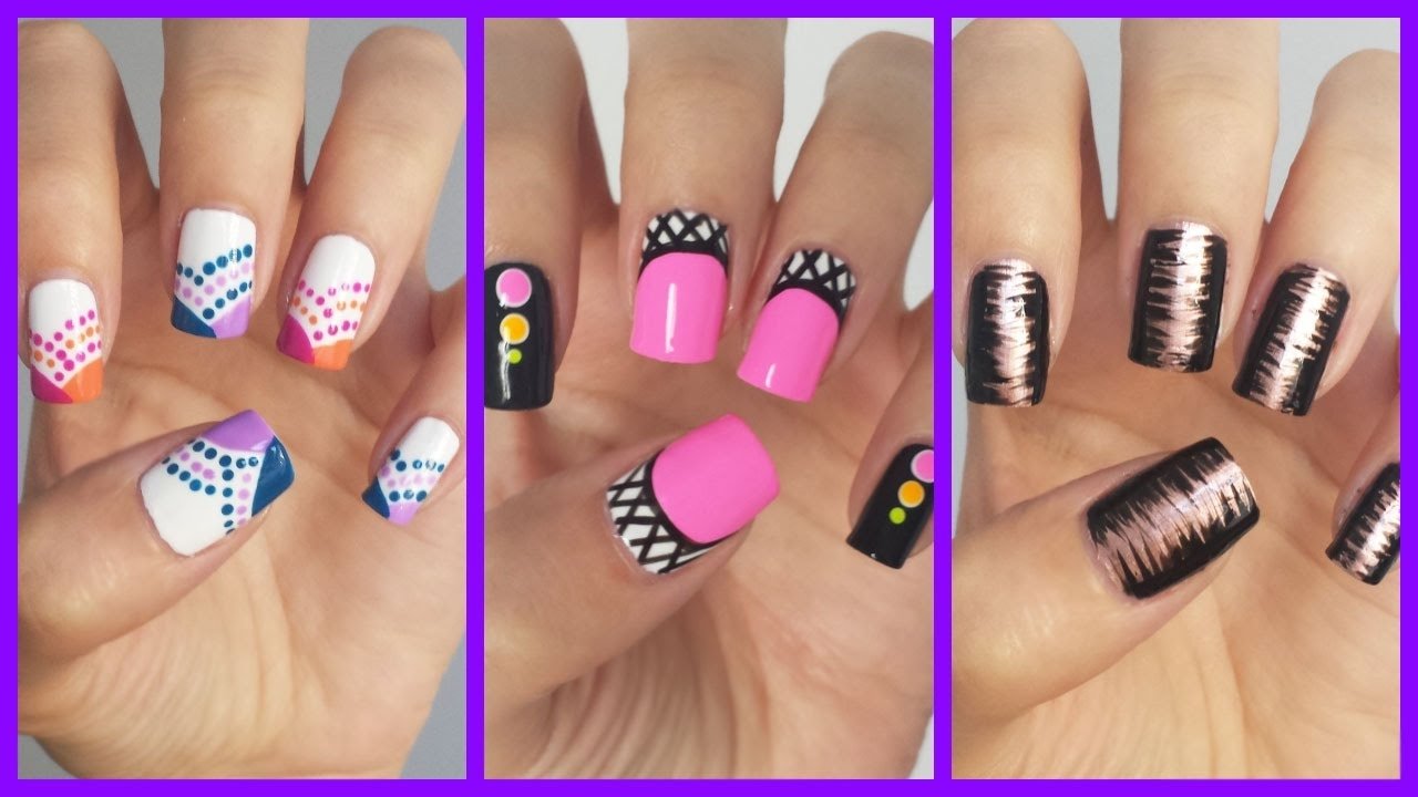 10 Unique Nail Art Ideas Step By Step easy nail art designs stepbackgrounds for beginners learners of 2022