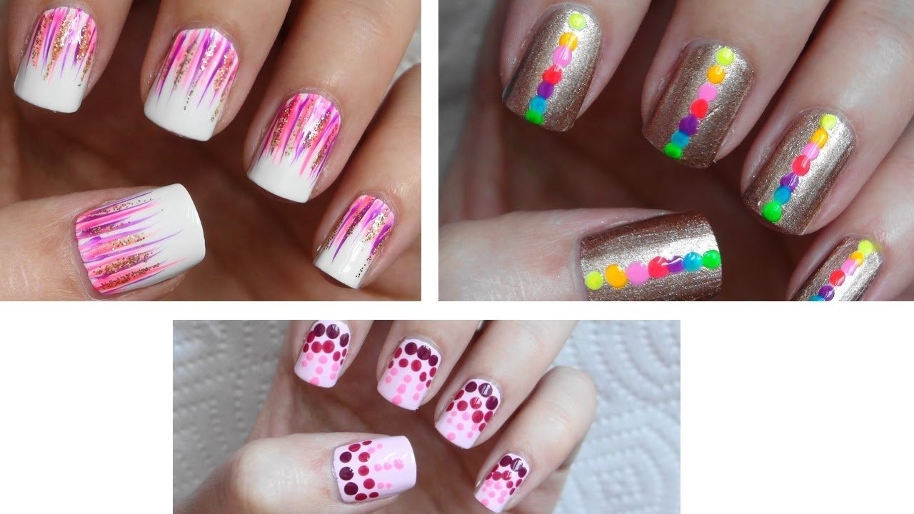 2. Quick and Easy Nail Art Ideas - wide 7