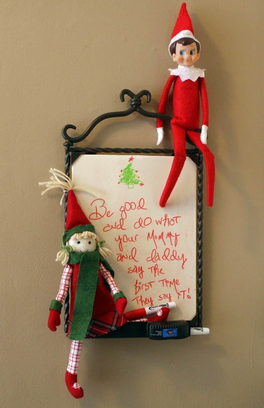 10 Lovable Elf On The Shelf Ideas Pinterest elf on a shelf ideas cooper could draw a picture of santa on the 2022
